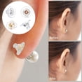 thumbnail image 1 of YAOMOBB Hypoallergenic Earring Backs Soft Clear Silicone Earring Backs Replacements Lead Free Double Locking Earring Backs for Studs/Droopy 10Pcs, 1 of 6