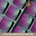 thumbnail image 6 of 3drose, Europe, North Iceland, Near Akureyri. Purple and Green Northern Lights, Set of 8 Coasters - Soft, 6 of 7