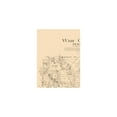 thumbnail image 4 of Historic County Map - Wise County Texas - Walsh 1879 - Vintage Wall Art, 4 of 4