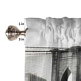 thumbnail image 7 of New York City Bridge Building Curtain For Living Room Kids Bedroom Kitchen Window Curtains Home Interior Drapes, 7 of 7