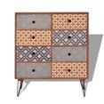 thumbnail image 3 of vidaXL Sideboard 8 Drawers Brown, 3 of 6