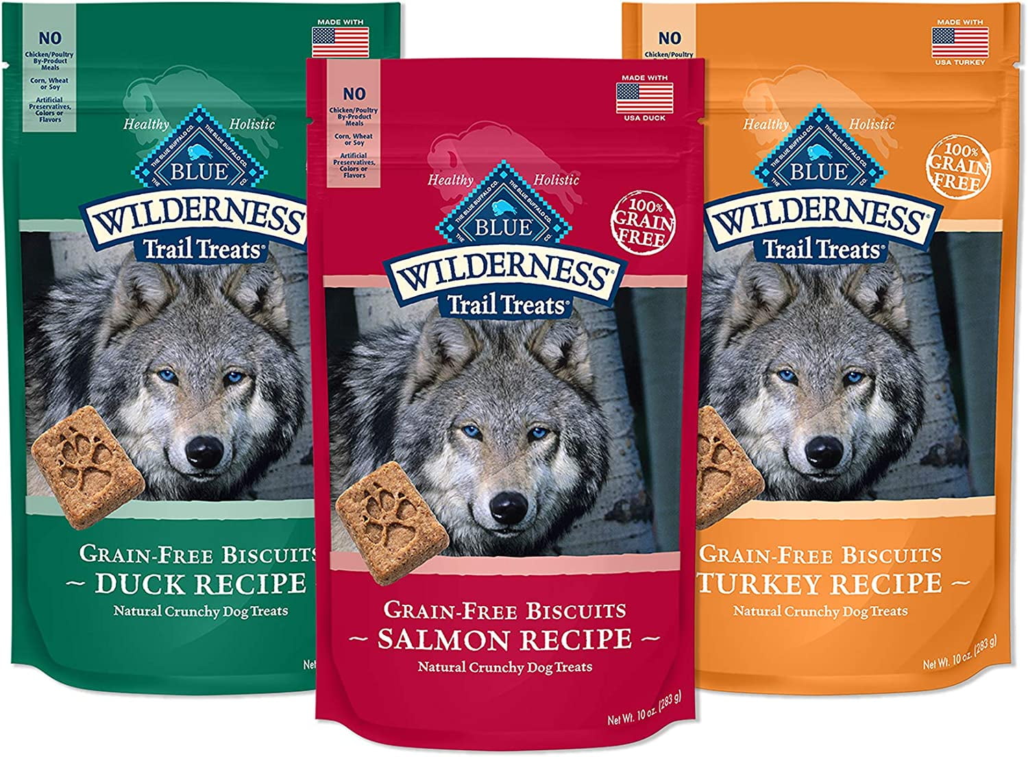 Blue Buffalo Wilderness Trail Treats Grain Free Biscuits Crunchy