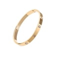 thumbnail image 2 of Brazalete de oro laminado con zirconias, 2 of 6