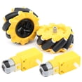thumbnail image 4 of Rueda Mecanum Ticfox Para TT Geared Motor Robot inteligente Piezas de automóviles Accesorios DIY 80 mm, 4 of 14