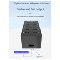 thumbnail image 4 of Cargador Multipuerto USB de 50 W Cargador de Carga RáPida Hub Cargador de Carga RáPida de 10 Puertos Cargador de Base de Carga de Escritorio Negro (UE), 4 of 5