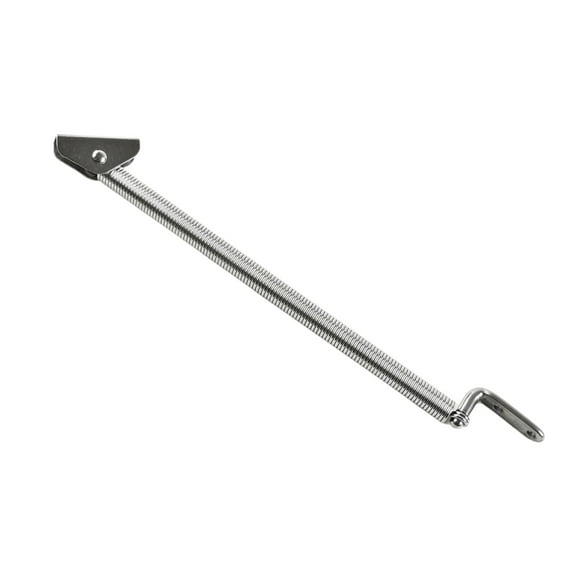 MARINE CITY 304 Stainless Steel Hatch Holder Adjuster Lid Support Spring - Best Grip, Lightweight with U-Bolt and L-Shape Plate 10-1/4 Inches Length - Ideal for Yachts, Campers, Hatches, Doors