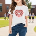 thumbnail image 6 of Piuwrlz Girl Graphic Shirts Tops Girls Short T-Shirts Sleeve Cotton Pullover White Size 5 Years, 6 of 10