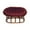 Wine Red, variant on Blazing Needles 65-inch by 48-inch Solid Micro Suede Double Papasan Cushion (Cushion Only - Chair Frame NOT Included)