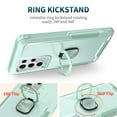 thumbnail image 3 of Nalacover Slim Case For Samsung Galaxy S22 Ultra,Luxury Hybrid Hard PC and TPU Rugged Bumper 3-In-1 Rotatable Magnetic Ring Kickstand Four Corner Guard Shockproof Anti-Scratch Back Phone Cover.Green, 3 of 8