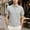 Gray, variant on Liweisiy Short Sleeve Shirts For Mens Lapel Collar Embroidery Breathable Lightweight Tees Daily Golf Sports Shirts Khaki 4XL