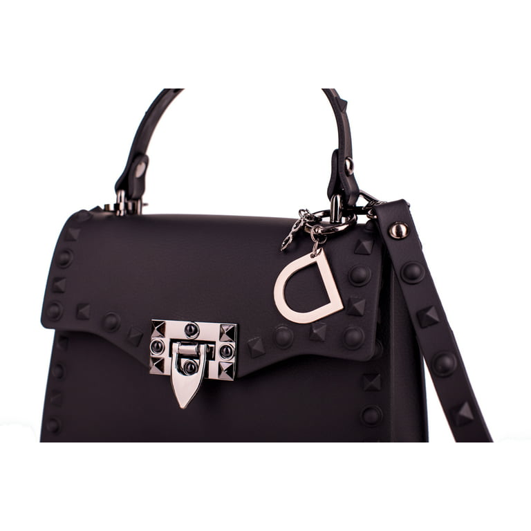 Valentino Rockstud Glam Lock Small Star Embellished Shoulder Bag