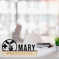 thumbnail image 3 of Handmadetneonsign Custom Pharmacist Desk Name Plate, Pharmacist Metal Nameplate For Desk Decor, 3 of 4
