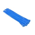 thumbnail image 4 of 200mm x 2.5mm Blue Cable Zip Ties Self-Locking Nylon Tie Wraps 100 Pack, 4 of 5