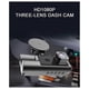 thumbnail image 4 of Driving Recorder HD 1080P 2 Inches Screen 3 Way with Wifi 3 Lens Parking Monitoring with Night Vision Car DVR Recorder, 4 of 5