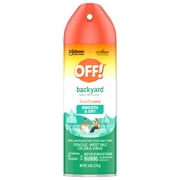 OFF! Backyard FamilyCare Mosquito Repellent, Smooth Dry DEET Aerosol Bug Spray, 6 oz