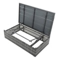 thumbnail image 6 of 5-Piece Outdoor Patio Furniture Set, Wicker Outdoor Patio Conversation Set Rattan Sectional Sofa Set with Storage Table for Garden, Balcony, Lawn, Blue, 6 of 10