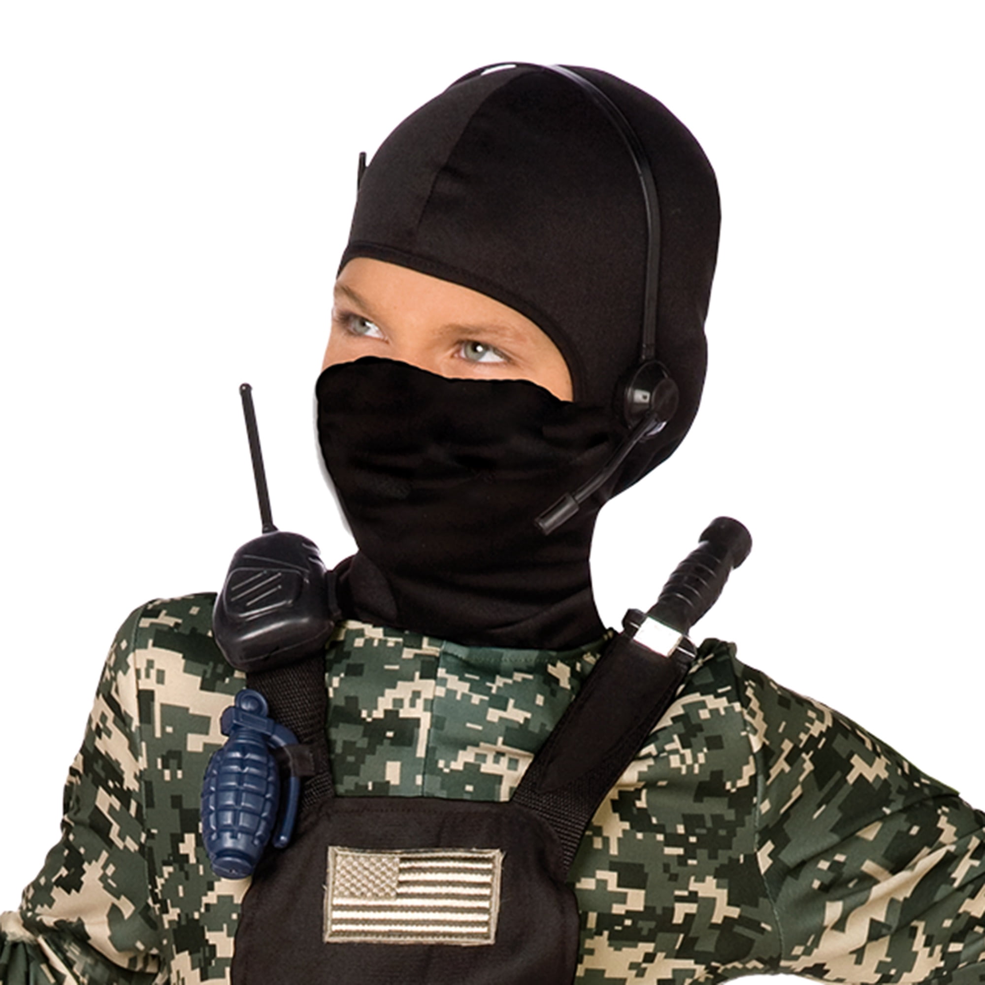 Navy Seal 8pc Halloween Costume for Children, Boy's Size L (10/12), by Way to Celebrate
