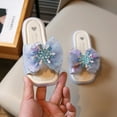 thumbnail image 7 of NOKIO Children'S Slip-On Sandals Girls' Stylish Sandals Girls' Classic Sandals Summer Slippers Kids Girls Bow Flip Flops Rhinestone Children Fashion Slippers Kids Snowflake Slippers, 7 of 7