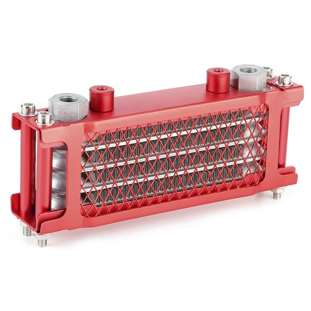 Motorcycle Cooling System,Motorcycle Oil Cooler Red Oil Cooler Radiator Motorcycle Oil Cooler Tried and Trusted