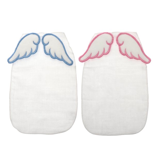 2 unids de algodón absorbente suave de algodón para bebés de múltiples capas de toallas de sudor