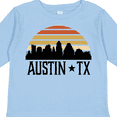 thumbnail image 4 of Inktastic Austin Texas Skyline Vintage Boys or Girls Long Sleeve Toddler T-Shirt, 4 of 5
