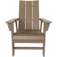 thumbnail image 2 of Chaise de Salle à Manger en Plastique Adirondack à Dos Courbe Moderne Shoreside, 2 of 9