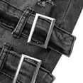 thumbnail image 4 of HOMADLES Mens Denim Pants Casual Pants Solid Outdoor Hiking Zipper Jogger Pants Gray S, 4 of 9