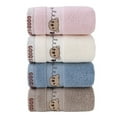 thumbnail image 2 of PEACNNG Baby Towels Cotton Bath Towel Face Washcloth Cute Cartoon Bear Hand Wipe Soft Children Towels, 2 of 5