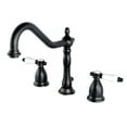 thumbnail image 1 of Kingston Brass KS1995BPL Robinet de Lavabo à Large Diffusion avec Bonde en Laiton, ORB, 1 of 2