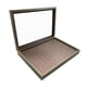 thumbnail image 3 of -Bandeja organizadora, vitrina de anillos, cajón insertable, caja de almacenamiento de gran capacidad, soporte para anillos para exposiciones de joyer Marrón caqui, 3 of 8
