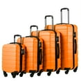thumbnail image 1 of COOLIFE Luggage 3 Piece Set Suitcase Spinner Hardshell Lightweight TSA Lock 4 Piece Set, 1 of 6
