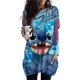 thumbnail image 5 of Camiseta de cuello redondo con estampado de Lilo & Stitch de Disney, camiseta informal de manga larga para primavera y otoño, camiseta de bolsillo de moda, ropa para mujer, 5 of 5