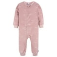 thumbnail image 3 of Gerber Baby and Toddler Girls Footless Fleece Pajamas, 3 Pack, Sizes 12 Months - 5T, 3 of 8