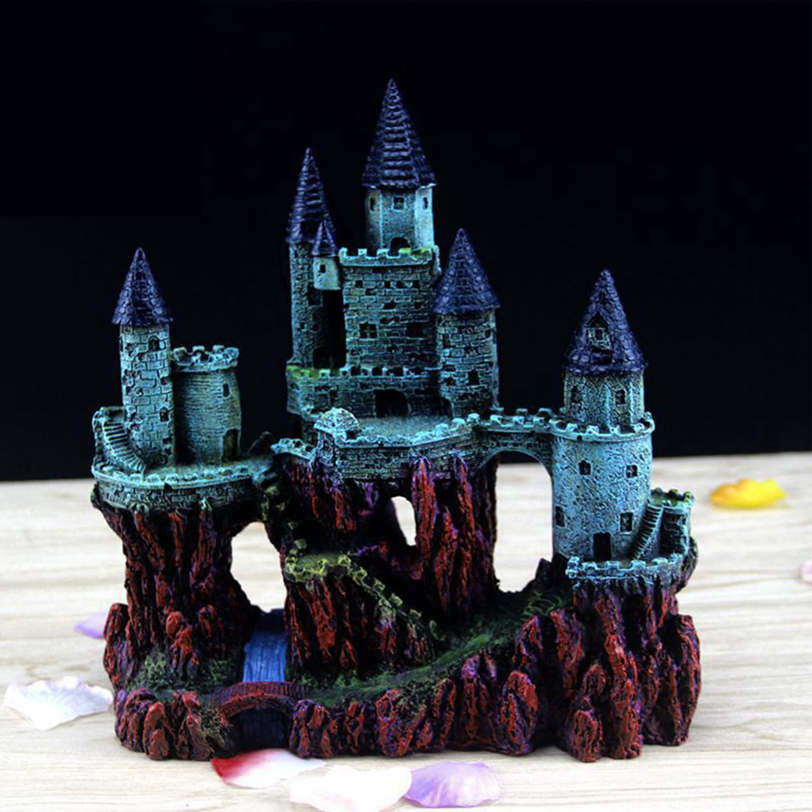 Aquarium Resin Decoration for Fish for Tank European Castle Ornaments Pet Suppli