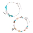 thumbnail image 3 of 2pcs Shell Bracelets Ankle Bracelets Anklet Jewelry Shell Beach Bead Bracelets, 3 of 8