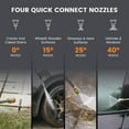 thumbnail image 3 of Giraffe Tools 1.2 GPM Electric Power Pressure Washer 100FT Retractable Hose Max 3700 PSI, 3 of 6