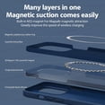 thumbnail image 4 of For Magsafe-fundas magnéticas originales para iPhone, funda de carga inalámbrica, accesorio de silicona líquida, 15, 14, 13, 12, 11 Pro Max Plus, 4 of 5