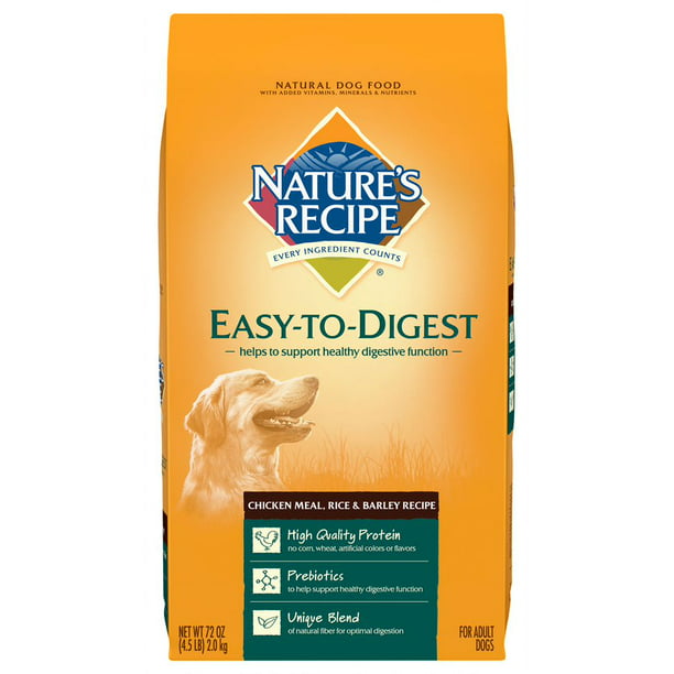 Nature's Recipe Easy to Digest Chicken, Rice & Barley Dry
