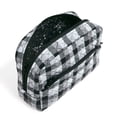 thumbnail image 4 of Bolsa organizadora de maquillaje para cosméticos Vera Bradley Kingbird Plaid, 4 of 7
