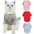 thumbnail image 4 of Denbek Dog Sweatshirt, Dog Fleece Sweater, Small Dogs Shirt Pullover Sweatshirt Pet Dog Clothes Soft Puppy Sweater Warm Winter Shirt Classic Cat Apparel for Small Dogs and Cats, Blue, 4 of 4
