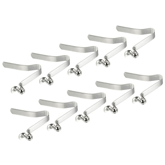 Unique Bargains 8x6mm Kayak Paddle Snaps, Bouton Creux Unique Broche Serrure Tube Ressort Clips pour Tente Pôle, 10 Pack