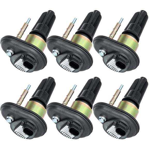 ECCPP Set of 6 Ignition Coils Pack Compatible With Chevy Buick Rainier/GM-C/Hummer H3/ Isuzu/Oldsmobile Bravada/Saab 9-7X 2002-2009 Replacement for UF303 C1395
