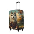 thumbnail image 1 of Fotbe Forest Maple Leaf Husky Funda Protectora para Equipaje, Antirrayones y Resistente a la Suciedad, Compatible con Maletas de 18 a 32 Pulgadas-Large, 1 of 7