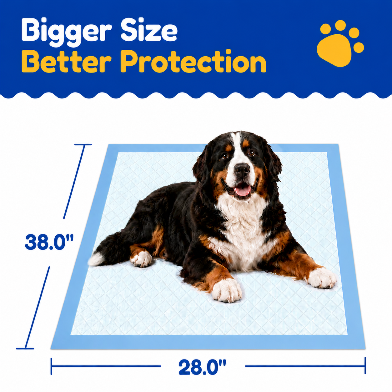 Powools XXL Puppy Pads 38x28 Inch, 75 Count photo 2