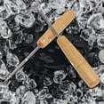 thumbnail image 4 of 2PCS Ice Picks For Breaking Ice In Kitchen, Ice Picks Stainless Steel With Safety Wooden Handle And Cover For Kitchen, Bars, Bartender, Picnics, Camping, And Restaurant, 4 of 5