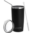 thumbnail image 2 of LEKEYE 20 OZ Stainless Steel Vacuum Insulated Tumbler with Anti-Split Lid/Double Wall Travel Mug/Sweat Free Coffee Cup/BLACK, 2 of 5