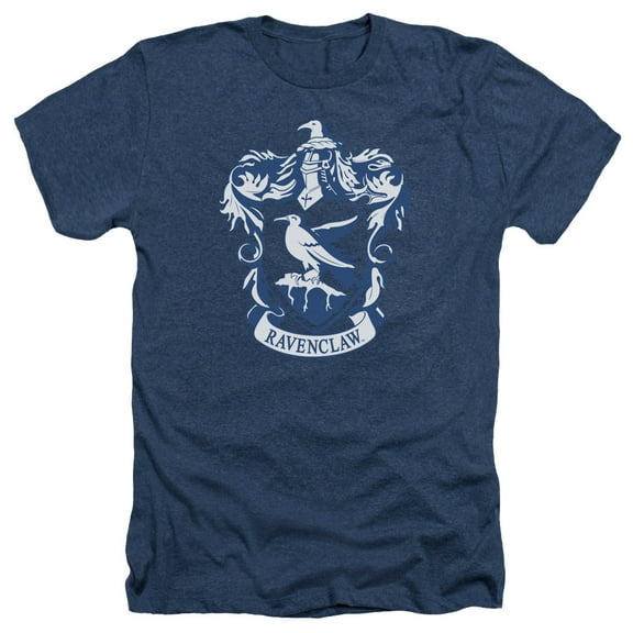 Harry Potter - Ravenclaw Crest - Heather Short Sleeve Shirt - Large