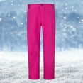 thumbnail image 4 of Gamivast Kids Snow Pants Boys Girls Softshell Fleece Lined Straight Leg Ski Pants Winter Warm Outdoor Solid Hiking Pant with Pockets Windproof Thermal Trousers, 4 of 5