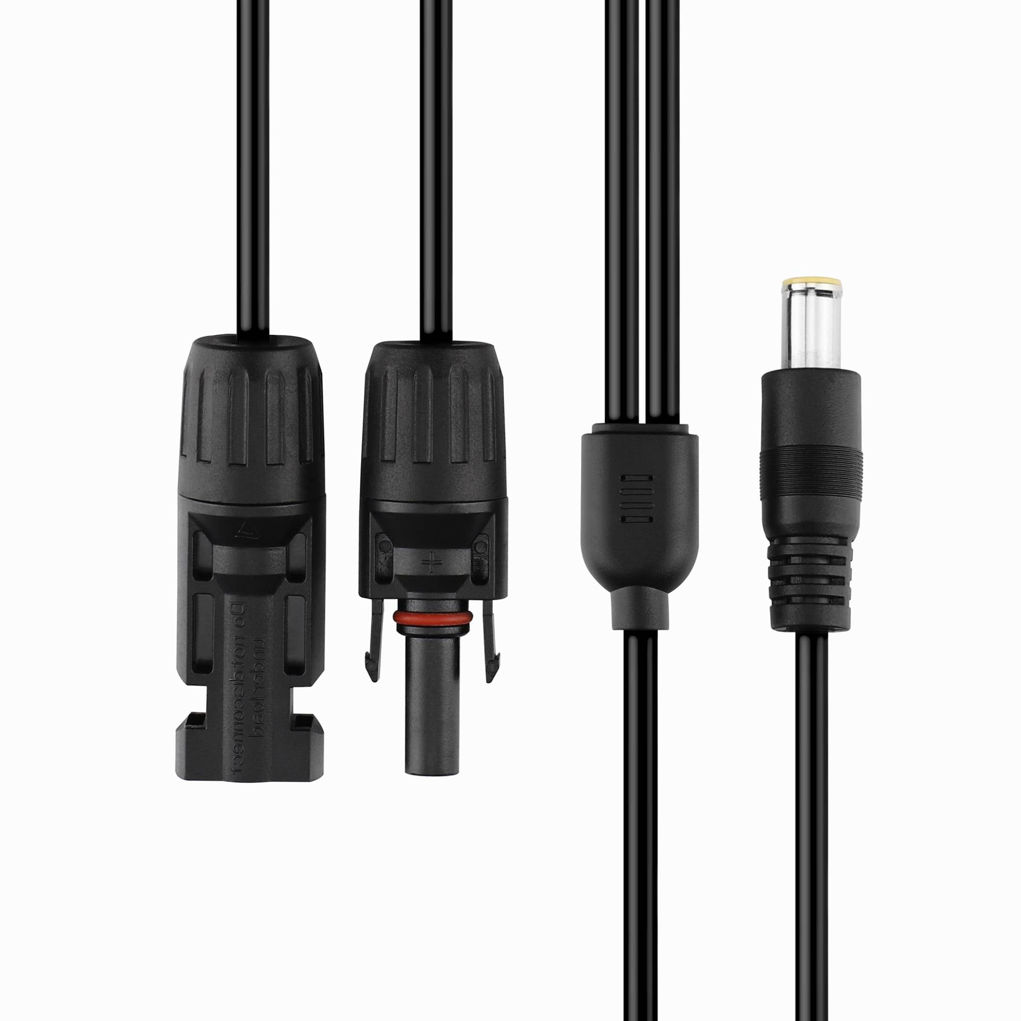 PGENDAR 16.5Ft Solar to 8mm Adapter Extension Cable for Jackery/BLUETTI/EBL/GRECEL & Many Other DC 8mm Portable Power Station Solar Generator Renogy ECOFLOW Solar Panels
