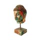 thumbnail image 4 of Estatua de cabeza de Buda tailandesa, escultura de Buda, meditación, resina, estatua budista de 9 pulgadas Pintura al óleo ligera, 4 of 9